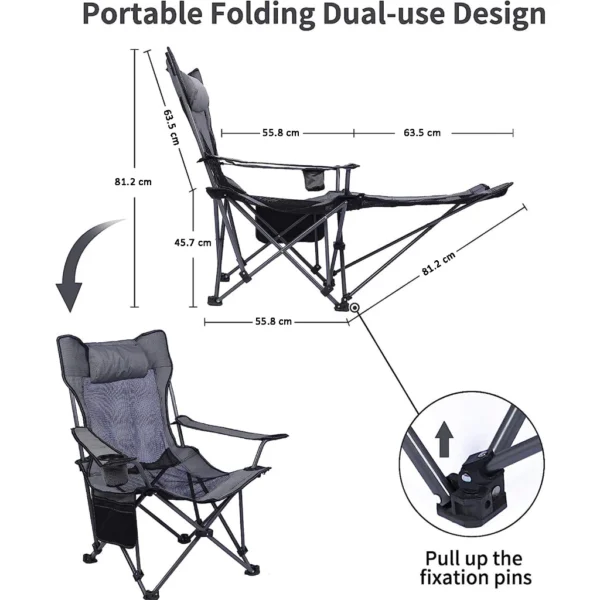 sg-11134201-7ren6-m22br9ua7acdbf-1.webp Portable Folding Recliner Lazy Chair Camping Chair